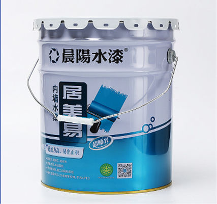 0.32-0.42mm 20L bouteille en acier à tête ouverte avec revêtement inhibiteur de rouille d'or
