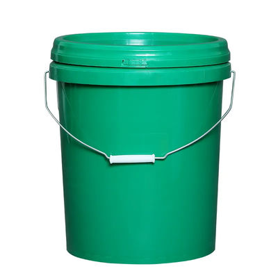 Contenants en bouteilles en plastique de 5 gallons avec couvercles à bande de larmes pour le stockage de liquides solides
