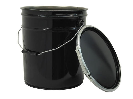 Resistant à la corrosion du seau d'encre d'étain de 1 à 6 gallons