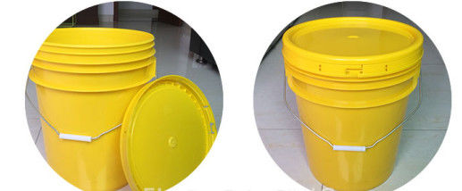 Bottes et seaux en plastique de 5 gallons pour les lubrifiants à base d'huile