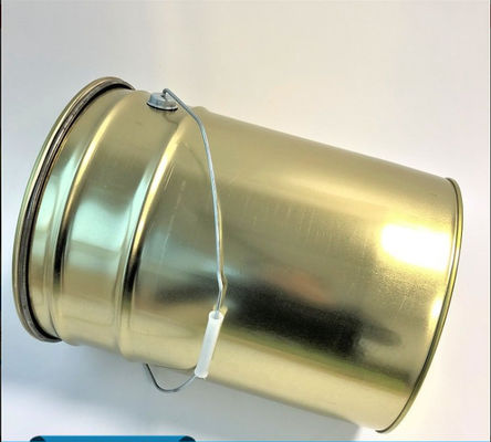 Bouteille de peinture métallique d'or 5 gallons avec levier de verrouillage et le couvercle pour les peintures à base d'eau