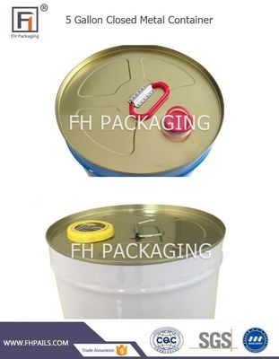 Un seau à tête étroite de 5 gallons pour les huiles de palme
