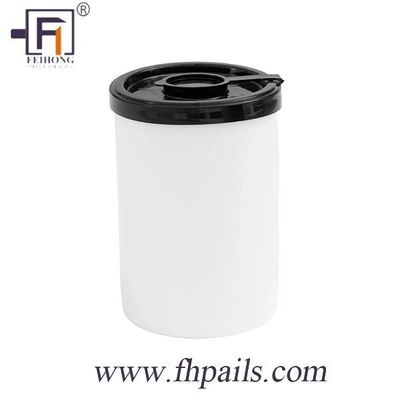 Contenant rond d'impression en plastique professionnel pour serviette en papier humide