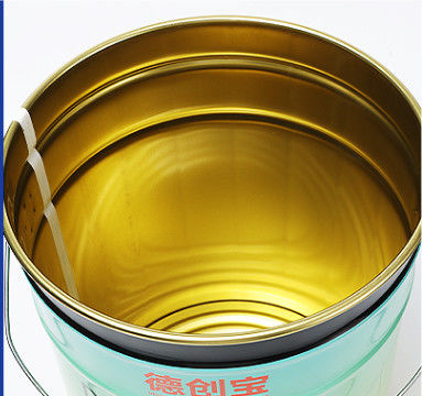 Seau de peinture en acier de 5 gallons avec revêtements intérieurs pour le stockage des peintures en latex