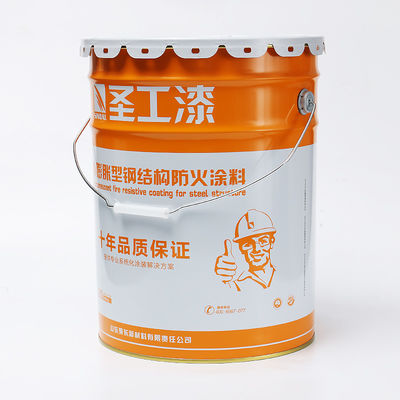 Bottes métalliques en acier de 5 gallons pour le stockage de revêtements chimiques ignifuges