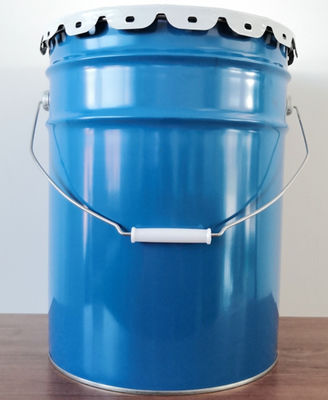 Produits chimiques Bouteille de peinture en acier à tête ouverte de 5 gallons avec revêtements phénoliques époxy