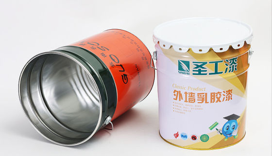 Container de peinture de 27-30 Gauge de 5 à 25 Gallons avec couvercle de bord de fleur approuvé par l'ONU
