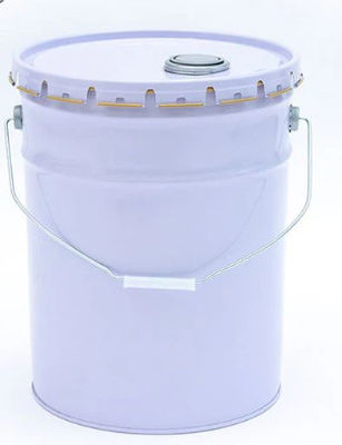 Acier 5 gallons cuve de peinture métallique résistant à la rouille avec couvercle de culot éclaboussé