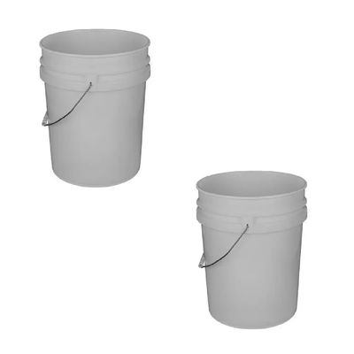 Contenants en bouteilles en plastique de polyéthylène de 5 gallons à haute densité pour le stockage de graisse lubrifiante