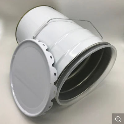 Un seau en acier à tête ouverte conique de 5 gallons avec revêtement de tambour en PE de 0,32 à 0,42 mm