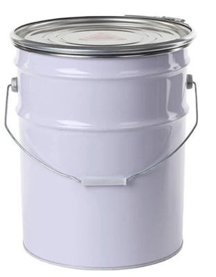 Un seau de graisse métallique de 19L de 5 gallons avec un couvercle à anneau de verrouillage à levier approuvé par l'ONU