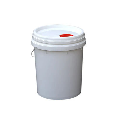 Bouteille de peinture en plastique de 20 litres avec un manche en plastique et un couvercle plat