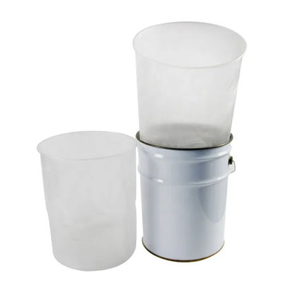 5L revêtement en poudre de peinture métallique Seau de peinture Noir poignée Blanc Couleur