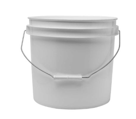 Bouteille d'huile de lubrifiant de 4 gallons Bouteilles en plastique à tête ouverte ronde pour le stockage du produit de scellage