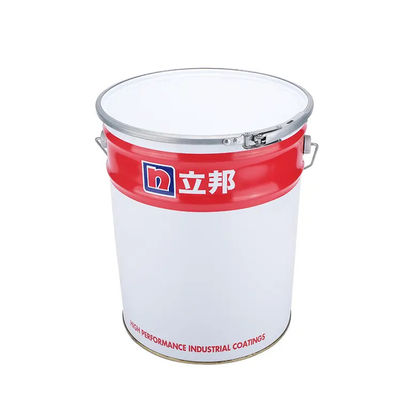Bouteille de peinture métallique de 5 gallons ronde pour le stockage de liquide inflammable