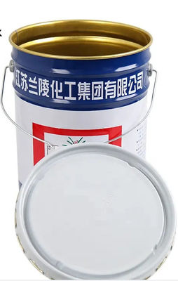 Un seau de peinture de 5 gallons en métal or phénolique revêtu d'un revêtement avec l'approbation de l'ONU