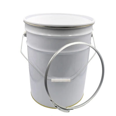 Un seau de peinture de 5 gallons en métal or phénolique revêtu d'un revêtement avec l'approbation de l'ONU