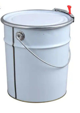 Un seau en acier à tête ouverte d'or phénolique à 7 gallons