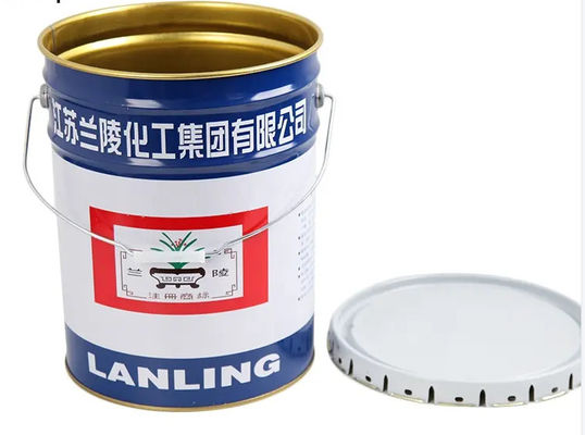 1 gallon à 6 gallons d'encre métallique en boîtes d'étain avec l'ONU approuvée pour l'impression et l'emballage