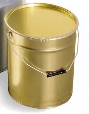 Boîtes de peinture vides de 5 gallons, coniques, avec revêtement intérieur et couvercle