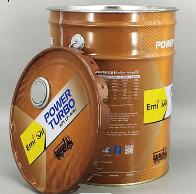 Bouteille en fer blanc 20L en métal avec couvercle amovible
