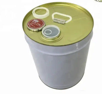 Des seaux en acier à tête étroite de 5 gallons pour le stockage des solvants avec l'approbation de l'ONU