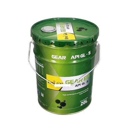 Seau d'huile lubrifiante en fer blanc avec couvercle scellé pour la protection contre les fuites