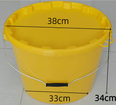 Containers en bouteilles en plastique de 20 L Ovale pour le stockage de peinture avec certificat ISO