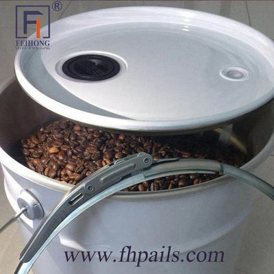 Bouteilles scellées de grains de café en acier inoxydable