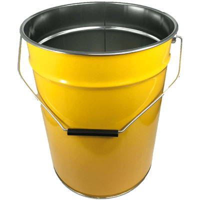 20 litres de seaux métalliques à tête ouverte pour l'emballage de l'asphalte
