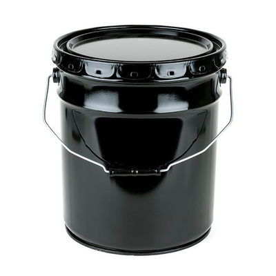 5 gallons de cuve en acier noir