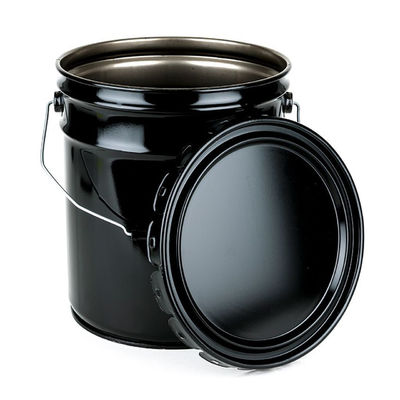 5 gallons de cuve en acier noir