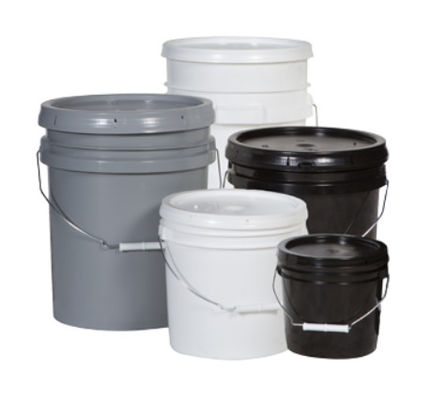 Surfaces lisses 5 gallons Hobbocks en plastique pour les besoins industriels