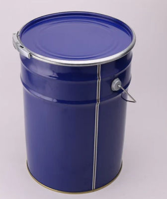 Bouteilles rondes résistantes aux produits chimiques personnalisables avec poignées et couvercles métalliques