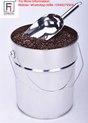 Des seaux de café à la torréfaction de 25 litres avec un trou d'aération et des couvercles