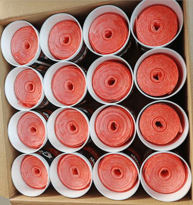 Un bocal en plastique durable pour distribuer des lingettes ou serviettes mouillées